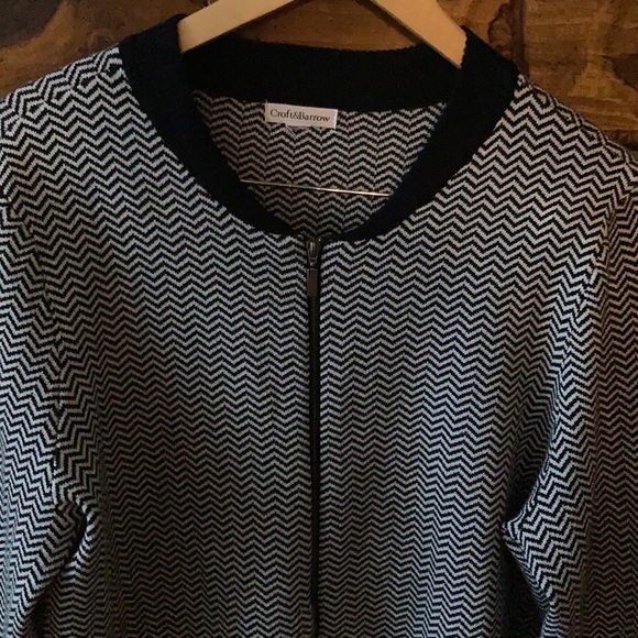 Croft&Barrow women’s zip up cardigan - Picture 3 of 7